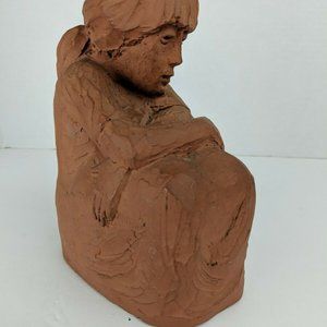 Lerma Spain - Femme Pensive / Lady in Thought - Terra Cotta ...